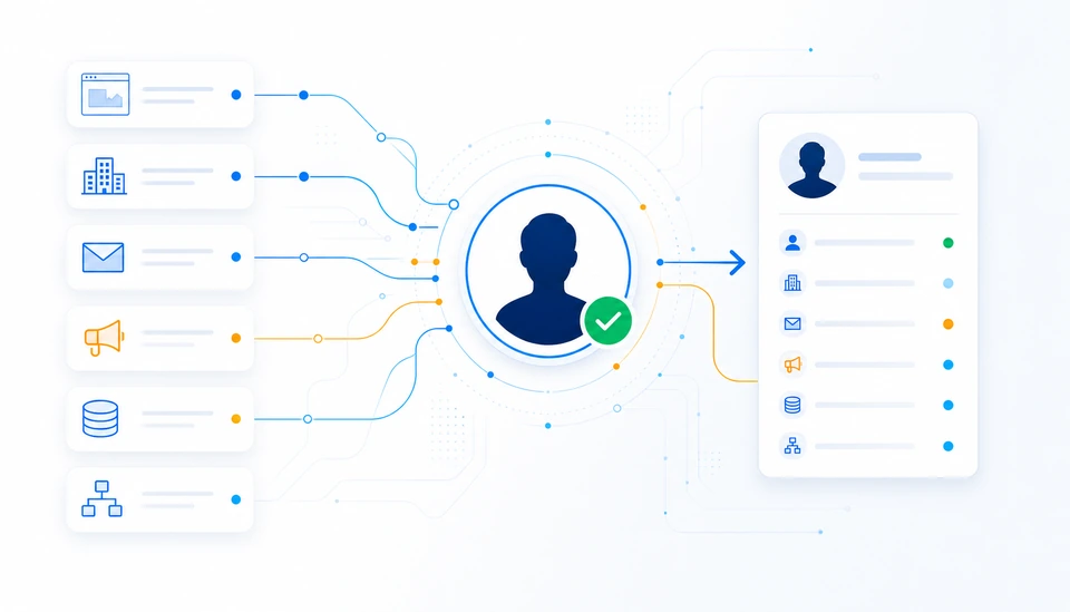 Anonymous visitor signals resolving into a verified customer profile