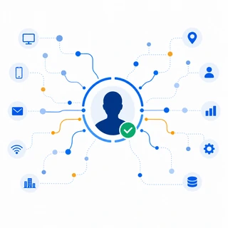 Identity graph matching anonymous signals to a resolved profile